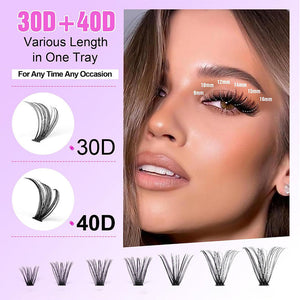 30D/40D Reusable Self Adhesive Eyelashes