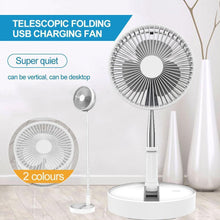 Load image into Gallery viewer, Telescopic Folding USB Charging Fan