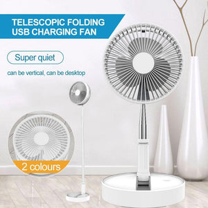 Telescopic Folding USB Charging Fan