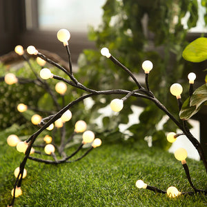 Branch Rattan String Lights