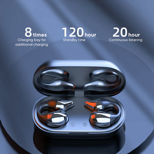 Bluetooth Ear Clip Bone Conduction Earphones