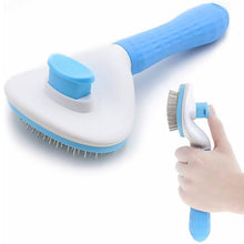 Load image into Gallery viewer, Premium Pets Self Cleaning Slicker Brush