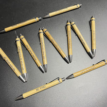 Load image into Gallery viewer, 12 pcs Funny Bamboo Ballpoint Pens