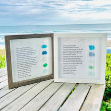 Load image into Gallery viewer, Sea Glass Art Photo Frame