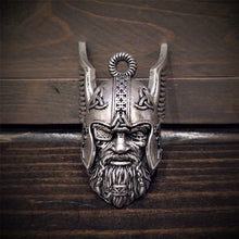 Load image into Gallery viewer, Viking God Guardian Ride Bell Keychain