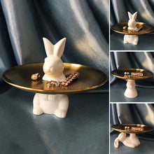 Load image into Gallery viewer, Ceramic Rabbit Plate