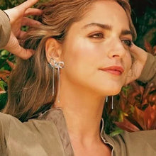 Load image into Gallery viewer, Bow Drop Dangle Earrings