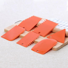Load image into Gallery viewer, Cake Scraper Edge Decorating Set (6 PCs)