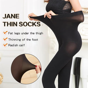 Ladies Slimming stockings opaque tights plus size