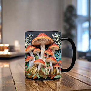 3D Magic Mushrooms Mug