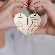 Load image into Gallery viewer, Wooden Heart Keychain