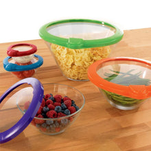 Load image into Gallery viewer, Reusable Fresh-keeping Silicone Lids - 5 pieces