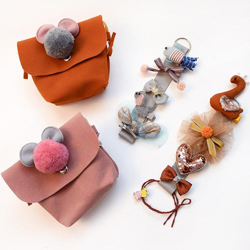 Children's Bag and Hair Clips Set
