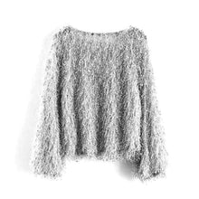 Load image into Gallery viewer, Round Neck Fluffy Pullover