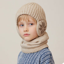 Load image into Gallery viewer, Children&#39;s Winter Fleece Scarf Suit