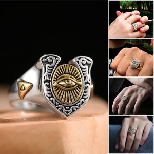 Eye of Horus Men's Ring