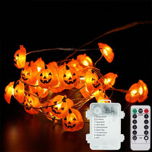 Load image into Gallery viewer, Halloween Pumpkin String Lights