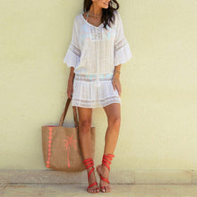 Load image into Gallery viewer, Lace Panel Tunic Dress