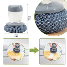 Load image into Gallery viewer, Kitchen Soap Dispensing Palm Brush