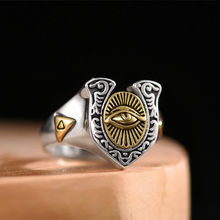 Load image into Gallery viewer, Eye of Horus Men&#39;s Ring