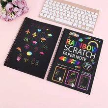 Load image into Gallery viewer, 🌈Rainbow Scratch Art Notebook