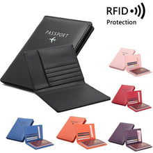 Load image into Gallery viewer, RFID Multifunctional Passport Note-Case