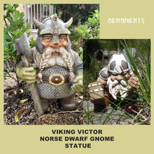 Load image into Gallery viewer, Viking Victor Norse Dwarf Gnome Statue