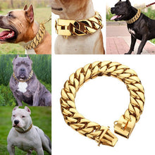 Load image into Gallery viewer, Stainless Steel Dog Chain Collar
