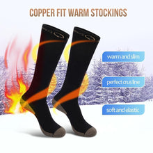 Load image into Gallery viewer, Copper Fit Warm Stockings
