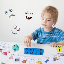 Load image into Gallery viewer, Wooden Crossword Puzzle set