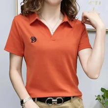 Load image into Gallery viewer, V-neck Short Sleeve Shirt