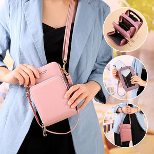 Touchable Multi-functional Shoulder Handbag