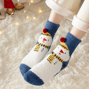 Christmas Gift Box - Cute Plush Socks