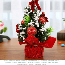 Load image into Gallery viewer, Tabletop Christmas Ornament Tree