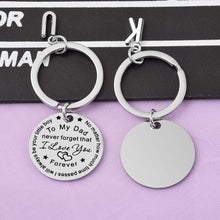 Load image into Gallery viewer, SANK® To My Dad/Mom Keychain (Letter pendant)