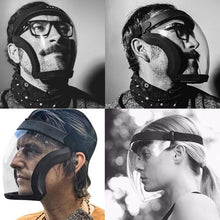 Load image into Gallery viewer, Full Face Protection Large Transparent Face Shield