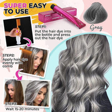 Load image into Gallery viewer, DIY Hair Coloring Kit (Hair Dye + Bottle With Comb)