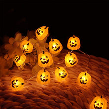 Load image into Gallery viewer, Halloween Pumpkin String Lights