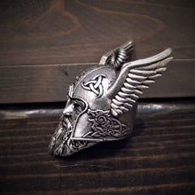Load image into Gallery viewer, Viking God Guardian Ride Bell Keychain