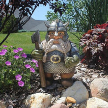 Load image into Gallery viewer, Viking Victor Norse Dwarf Gnome Statue