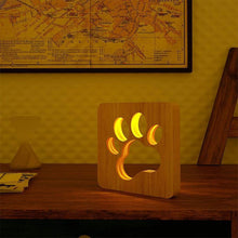 Load image into Gallery viewer, House Decor LED Wooden Lamp