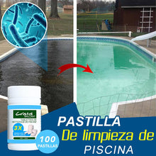 Load image into Gallery viewer, Pastilla para limpieza de piscinas (100 tabletas)