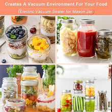 Load image into Gallery viewer, Electric Vacuum Sealer For Mason Jars