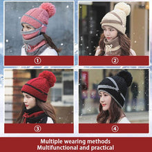 Load image into Gallery viewer, 3PCS Women Winter Scarf Set