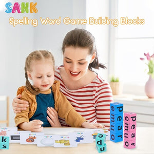 Wooden Crossword Puzzle set