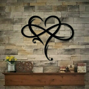 💞Infinity heart - Steel wall decor Metal Wall art