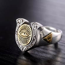 Load image into Gallery viewer, Eye of Horus Men&#39;s Ring