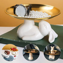 Load image into Gallery viewer, Ceramic Rabbit Plate