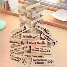 Load image into Gallery viewer, Super Naughty Block Tower Jenga Game