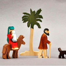 Load image into Gallery viewer, The Christmas Story Unique Nativity Set Wooden Nativity Scene